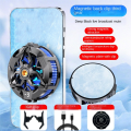 Magnetic Mobile Radiator Phone Cooler Silent Semiconductor Cooling Fan Cooler Magnetic/Back Clip 2-In-1 for Tablet/Phone. 