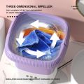 LSW 6.5L Portable Small Foldable Washing Machine with Spin Dryer For Socks Underwear Panties Washer Household Mini Washing Machine. 