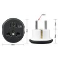 Travel Charger Adapter Converter 250V 16A Universal EU Travel Adapter Euro Converter FR UK US AU to EU AC Power Socket Plug. 