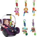 Baby Kids Rattles Toys Stroller Crib HanG-ing Soft Plush Toys Animal Doll Bell. 