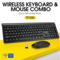 T-Wolf TF100 2.4G Mechanical Wireless Keyboard and Mouse Game Set Wireless/Waterproof/Mouse and Keyboard Set/Optical/Stable and Reliable. 