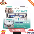 Reading Glasses For Men from One Power Readers - 1 Pair for Women & Men with Spring Hinge  Custom Adjusts from .5 – 2.5. 