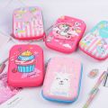 Space EVA Pencil Case Dinosaur Unicorn Student Pencil Box 3D Large Waterproof Cartoon Student Stationery. 
