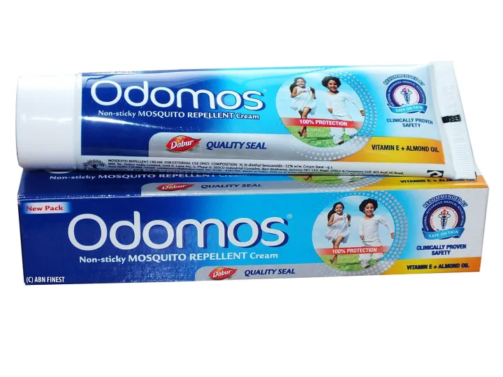Odomos Non Sticky Mosquito Repellent Cream 50g