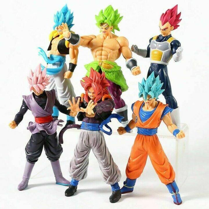 Dragon Ball Z Super Goku Vegeta Broly Super Saiyan Ultra Instinct Collection Action Figure Toy 16cm Japan Famous Anime Comic Character Mini - Figures