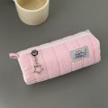 Pink Pencil Case Multifunctional Kawaii Soft Pen Storage Bag Large Capacity Cute Cosmetic Pouch for Student School Office Art. 
