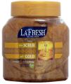 LA FRESH Face & Body Gold Scrub lfbg With Vitamin E 500 Ml for Gold Facial Remove Reduce Blackheads and Whiteheads.. 