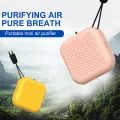 【BestGO】Air Purifier ionizer Necklace CY08 Mini Personal mini air purifier Negative Ion car Air Freshener Remove PM2.5 virus blocker necklace for Adult PK ninja ion Cherry ion airtamer air purifier necklace for viruses. 