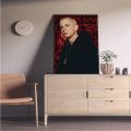 The Famous American Rapper Eminem Art Poster and Print Retro Room Decor Wall Art Picture Wall Decor Living Room Home Decoration. 