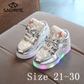 【ALLGOOD】 Children Luminous Shoes for Boys Girls Sport Running Shoes Baby Flashing Lights Fashion Sneakers Toddler Little Kid LED Sneakers. 