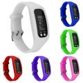 Pedometer Digital Step Counter Sport Running Silicone Calorie Watch Bracelet. 