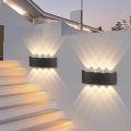 Outdoor Wall Lighting Led Waterproof Street Courtyard Veranda Lamp Luminaire Home Facade Decor Exterior Wall Garden Light LED. 