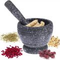 Spice Crusher Resin Bowl Mortar Pestle Spice Pepper Crusher Herbs Grinder Garlic Mixing Press Grinders Weed Bowls Kitchen Tools-Color Family:Grey. 