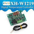 W1219 DC 12V Dual LED Digital Thermostat Temperature Controller temperature Regulator Switch Control NTC 10K Sensor Module. 