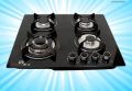 4 Burner Gas cooker Glass top. 