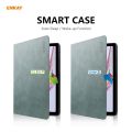 (New arrival) For Samsung Galaxy Tab A7 10.4 T500 / T505 2020 / 2022 ENKAY Cow Texture TPU Leather Smart Case For Samsung Galaxy Tab A7 10.4 2020 T500. 