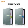 (New arrival) For Samsung Galaxy Tab A7 10.4 T500 / T505 2020 / 2022 ENKAY Cow Texture TPU Leather Smart Case For Samsung Galaxy Tab A7 10.4 2020 T500. 