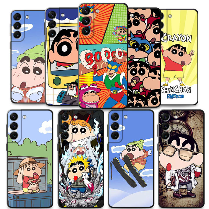 Funny Crayon Shinchan Coque For Samsung S20 FE S22 Ultra 5G S21