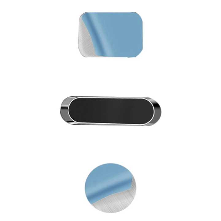 EsoGoal Magnetic Car Phone Holder Mount Mini Strip Cell Phone Stand Universal Paste Holder Multi-Functional Cellphone Dashboard Holder N50 Magnet Mount Strip Top Quality with 2 Units Metal Sheets