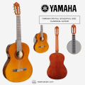 Yamaha C40 Guitar with 8 Accessories Bag, Pick, Tuner, Capo, String winder, Stand, pick Holder, String SetClassical Guitar Indonesian Beginner level classic guitar Nylon Strings Yamaha Guitar C 40. 