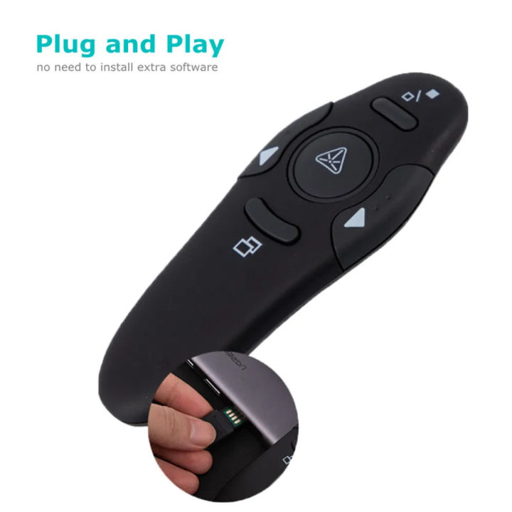 [Nice] 2.4Ghz Wireless USB Presenter Remote Control Powerpoint ...