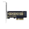 NVMe PCIe M.2 NGFF SSD to PCI-E x1 Adapter Card PCI-E M.2 With Bracket for 2230-2280 Size SSD M2 Pcie Adapter. 