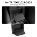 Organizer Tray Center Console Accessories for L200 Triton 2024 2025 Armrest Hidden Storage Box. 
