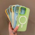 HOCE Candy Color Magnetic Phone Cases For iPhone 17 16 15 14 13 12 11 Pro Max Plus 17 Air MagSafe Case 2 in 1 Matte Back Soft Cover. 