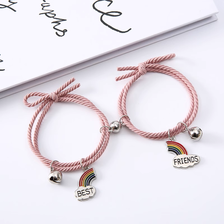 2pcs/set%20Rainbow%20Bracelet%20Korean%20Style%20Best%20Friends%20Bracelet%20Friendship%20Jewelry%20Fashion%20Birthday%20Gift%20Bracelet%20Rainbow%20Woven%20Suction%20Couple%20Bracelet%20Bell%20As%20a%20Gift%20For%20Best%20Friend%20Small%20And%20Fresh%20Student%20Bracelet%20Female%20Magnetic%20Suction%20Small%20Rubber%20Band%20-%20Image%205