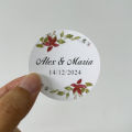 Customized paper texture stickers, personalized logos, wedding and birthday gift box stickers, design customization. 