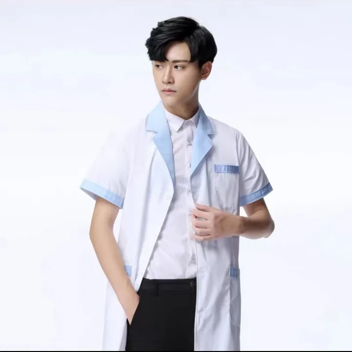 White%20Gown%20Hospital%20Pharmacy%20Summer%20Thin%20Short-Sleeved%20Health%20Care%20Women's%20Long%20Sleeve%20Thick%20Nurses'%20Uniform%20Pharmacy%20Beauty%20Work%20Clothes%20-%20Image%206