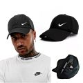 Adjustable Baseball Cap with Sun Visor - Black. 