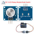 DC 3-5.5V Rotary Module Knob Switch Adjustable Resistance Potentiometer High Sensitivity Knob Switch Module 0-280 Degree. 