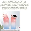 Flipco Set of 4 IN 1 Water Bottle with Motivational Time Marker. 