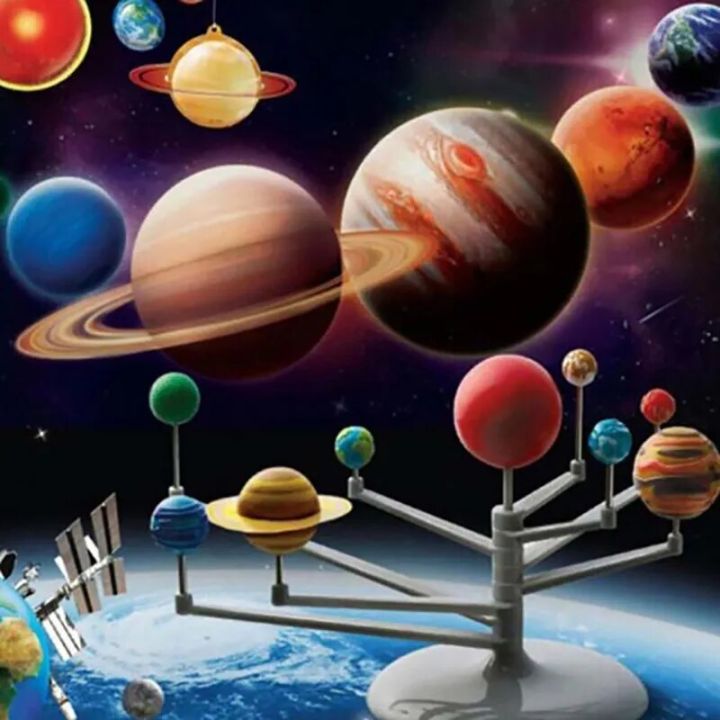 STEM Toys science toys Solar System Model DIY Toys Child Science And ...
