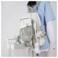 Simple, large-capacity, high-value, college students, high school students, Harajuku style Korean backpack. 