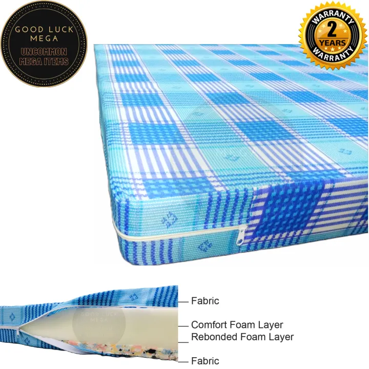 72"x48"x4"%20(6'*4')Double%20Layer%20Foam%20Mattress%202%20year%20warranty%20-%20Image%202
