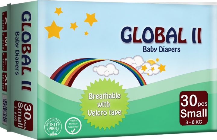 Global%20II%20Baby%20Diapers%2030pcs%20Small%20Size%203kg%20-%206kg%20-%20Image%202