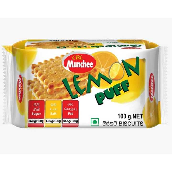 Munchee Lemon Puff 100g