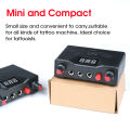 Skull Dual Interface Tattoo Power Supply 0-18V Adjustable Led Digital Display For Coil Rotary Pen Machine Tools. 