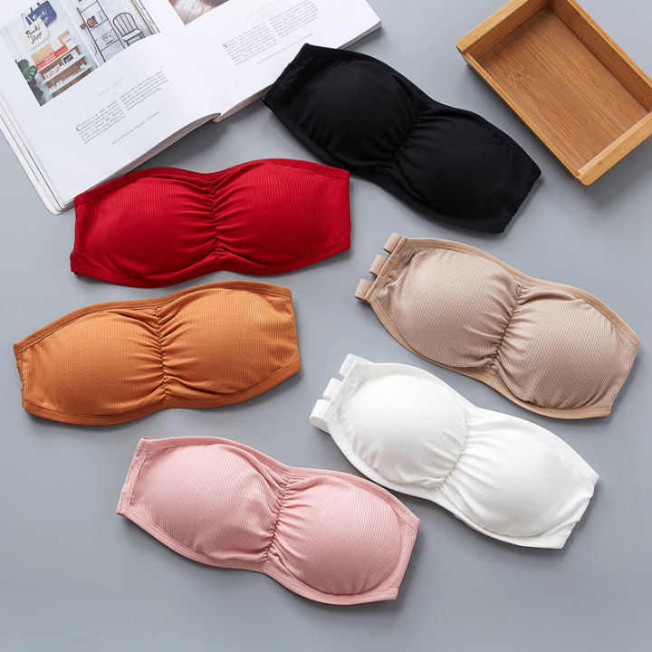 Women's%20Strapless%20Bralet%20Bra%20Bandeau%20Crop%20Top%20Padded%20Bra%20Seamless%20Bras%20Top%20Push%20Up%20Invisible%20Bra%20-%20Image%206