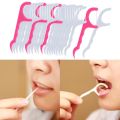 Oral Teeth Clean Care Floss thread Dental Flosser Plastic Tooth Picks 10 pcs. 