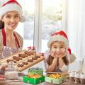 Festive Storage Solutions Holiday Organization Bins Christmas Storage Boxes Skylight Tin Plate Box Cookie Storage Containers. 