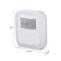 Zzitaill 0.8W/2.4W LED night lamp plug-in wall light sound sensing/human body sensing light dimming lamp for hallway bedroom stairs. 