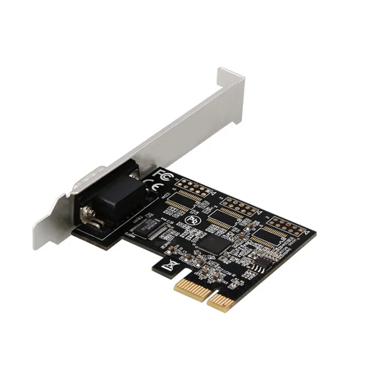Pcie X1 to RS232 Serial Adapter Card Industrial Control Computer ...