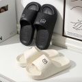 Summer New Fashion Internet Hot Slippers Men's Couple Solid Color Home Soft Bottom Slippers Women's Leisure Sandals Sandals. 