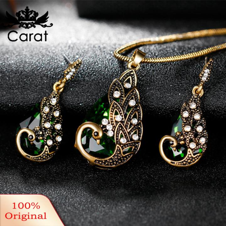 Carat%20Rhinestone%20Inlay%20Necklace%20Exquisite%20Peacock%20Waterdrop%20Jewelry%20Set%20Elegant%20Necklace%20Earrings%20for%20Women%20Hypoallergenic%20Fashionable%20Gift%20Women%20Necklace%20Earrings%20Kit%20-%20Image%208