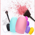 【Folio & Light】Jaf Brush Egg For Cleaning Makeup Brushes Silicone Brushegg Finger Glove Make Up Brush Cleaner. 