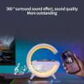Bluetooth LED Wireless Charging Speaker Smart RGB Night Light. 