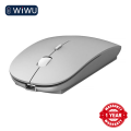 WIWU WIMICE LITE 2.4G MOUSE SILVER  (WM101-C), (12 MONTH). 